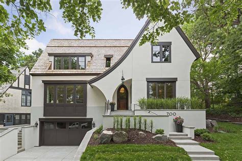 how to modernize a tudor style home|modern tudor home exterior.